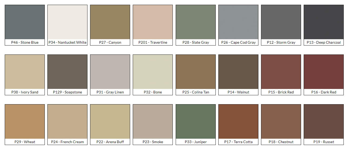 Concrete Color Hardner Chart